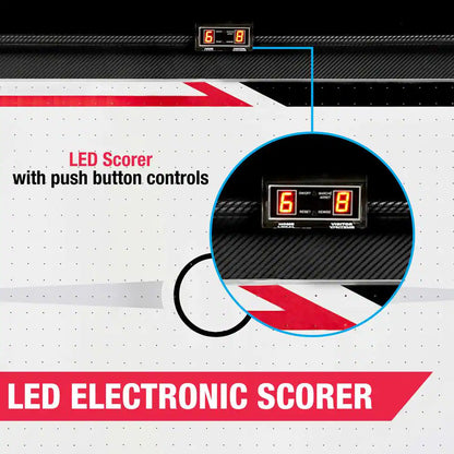 5 Ft. Air Hockey Table with Led Electronic Scorer