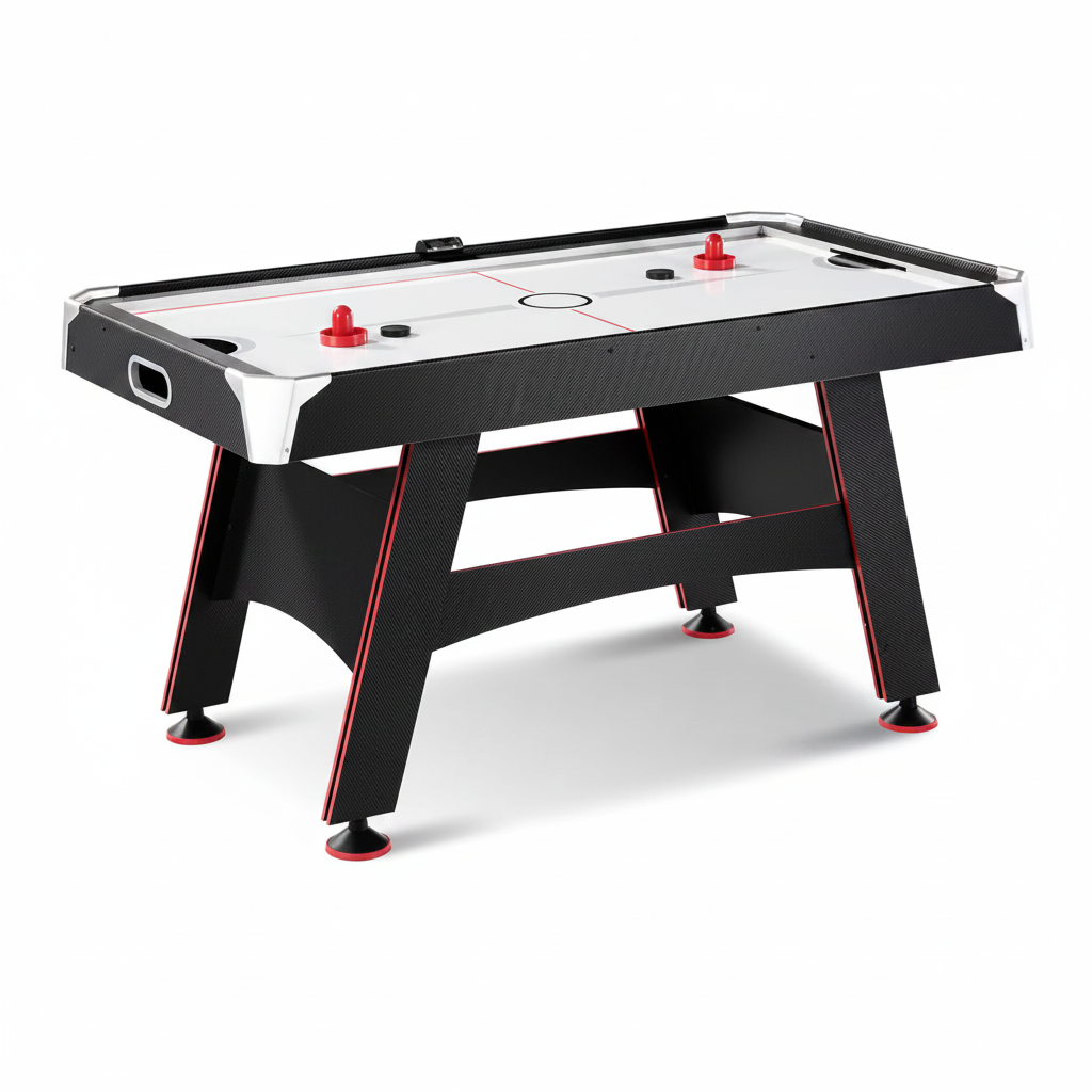 5 Ft. Air Hockey Table with Led Electronic Scorer
