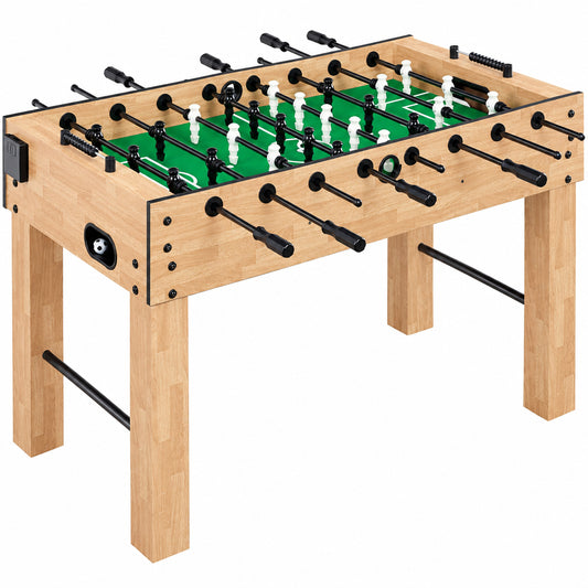 Full Size 54 Inch Regulation Foosball Table for Home, Game Room - Includes 2 Balls, 2 Cup Holders